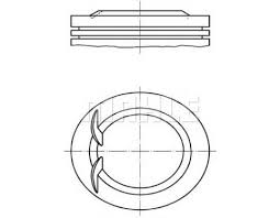 MOTOR PİSTON SEGMAN 0.50 ASTRA-CORSA-TIGRA 1.4 i16V C SEL-X XE 78.10 011PI0000210186 - MAHLE