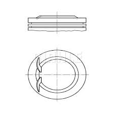 MOTOR PİSTON SEGMAN STD ASTRA-CORSA-TIGRA 1.4 i16V C SEL-X XE 77.60 011PI0000210086 - MAHLE