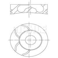 MOTOR PİSTON SEGMAN 0.60 DOBLO 1.9 JTD 82.60 - MAHLE