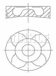 MOTOR PİSTON SEGMAN 0.60 PALIO-ALBEA-DOBLO 1.3 MTJ-COMBO-CORSA-MERIVA-TIGRA 1.3 CDTI 70.20 - MAHLE