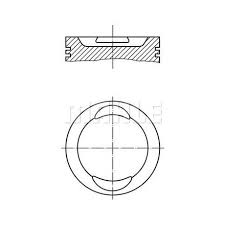 MOTOR PİSTON SEGMAN 0.60 PALIO 1.2 8V 71.40 - MAHLE