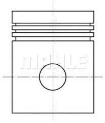 x MOTOR PİSTON SEGMAN 0.60 M131 DKŞ 1600 84.60 - MAHLE