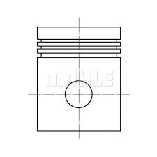 x MOTOR PİSTON SEGMAN 0.40 M131 DKŞ 1600 84.40 - MAHLE