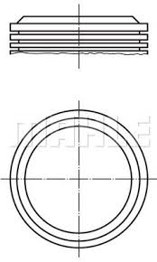 MOTOR KİTİ P106-P205-P306-P309 1.1i TU1M/TU1Z 72.00mm - MAHLE