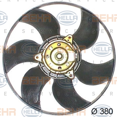 FAN MOTORU PERVANELİ CLIO II-KNG 97 MGN I-SCENIC I 99-03 KLİMALI - MAHLE