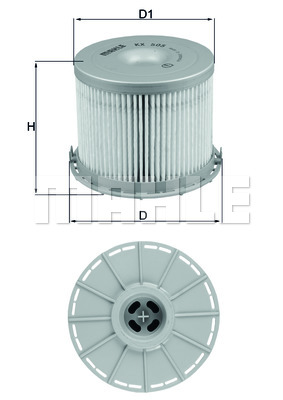YAKIT FİLTRESİ ISUZU D-MAX Y.M. AS 3348 - MAHLE