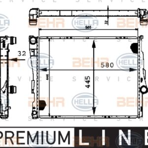 MOTOR SU RADYATORU PREMIUM LINE BMW E46 Z4 E85 M52 M54 M57 - MAHLE