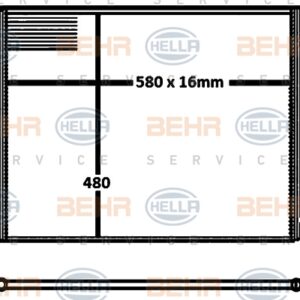 KLIMA RADYATORU BMW F07 F10 F11 F18 N20 - MAHLE