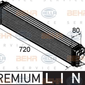 TURBO RADYATÖRÜ INTERCOOLER AUDI A4-A5-A6-A7-A8-Q5 2.7TDI-3.0TDI 08 720X134X76 AL-PL-BRZ - MAHLE