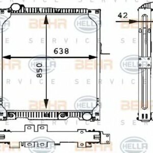 MOTOR SU RADYATORU BMW M57N/67 E39 E60 E65 PREMIUM LINE - MAHLE