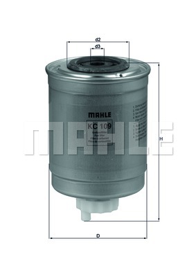 MAZOT FILTRESI TRANSIT TURBO T12 T15 2.5TD 97 01 - MAHLE