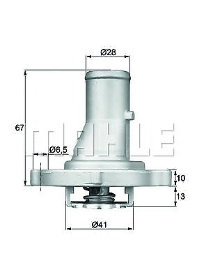 C50487 TERMOSTAT KOMPLE PALIO 97 DOBLO 00 1.2IE 75HP 87 C - MAHLE