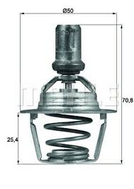 TERMOSTAT CLIO 91-96 R19 86C - MAHLE