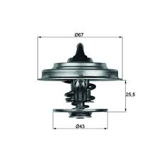 TERMOSTAT MERCEDES ACTROS-ALFA ROMEO V2000 75C - MAHLE