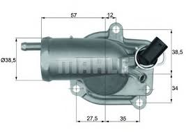 TERMOSTAT KOMPLE MERCEDES-BENZ C-CLASS W202 87C - MAHLE