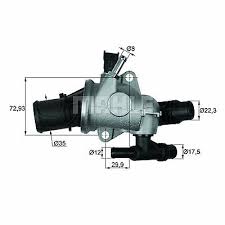 TERMOSTAT KOMPLE LANCIA DELTA III 844 88C - MAHLE