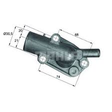 TERMOSTAT KOMPLE VW LUPO 6X1. 6E1 109C - MAHLE