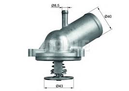 TERMOSTAT KOMPLE SSANGYONG ACTYON I 87C - MAHLE