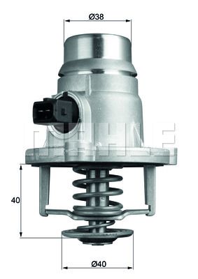 TERMOSTAT KOMPLE BMW 7 E65. E66. E67 105C - MAHLE