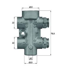 YAĞ SOĞUTUCU TERMOSTAT MERCEDES-BENZ M-CLASS W164 80C - MAHLE