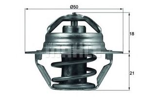 TERMOSTAT 89C MEGANE I-II-R19-CLIO II-1.4-1.6 16V-KANGOO-LAGUNA I-II 1.9DCI C2 DACIA - MAHLE