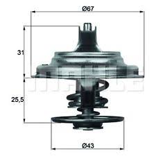 TERMOSTAT OPEL KADETT E T85 79C - MAHLE