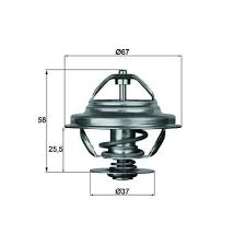 TERMOSTAT BMW E21 E30 E28 E34 M20 M21 - MAHLE