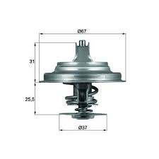 TERMOSTAT VW TRANSPORTER IV Bus 70XB. 70XC. 7DB. 7DW. 7DK 71C - MAHLE