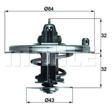 TERMOSTAT BMW 8 E31 80C - MAHLE