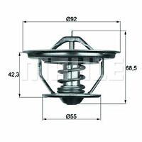 TERMOSTAT RENAULT 25 B29 89C - MAHLE