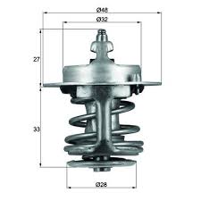 TERMOSTAT TOYOTA COROLLA E11 88C - MAHLE