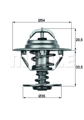 TERMOSTAT 83C 323 89-94 RANGE ROVER 89-90 TERRANO 89-96 - MAHLE