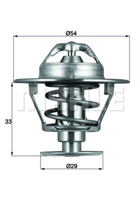 TERMOSTAT 76C MITSUBISHI L 200 87-07 - MAHLE