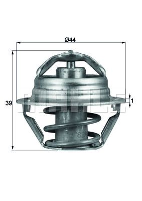 TERMOSTAT 82C CHEVROLET AVEO 04-08 ATOS 03-08 - MAHLE