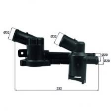 TERMOSTAT VW JETTA IV 162. 163 52C - MAHLE