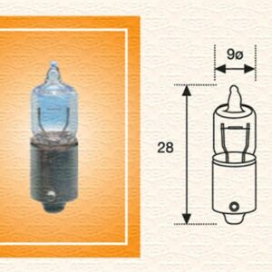 AMPUL - H6W 12V - MARELLI