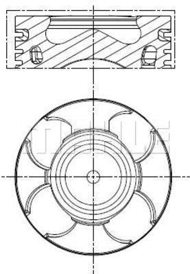 MOTOR PİSTON SEGMAN OPEL ASTRA H-J-CORSA-DOBLO-FİORİNO-LINEA-1.3 Z13DTH-DTJ-A13DTE 69.60-STD - MAHLE