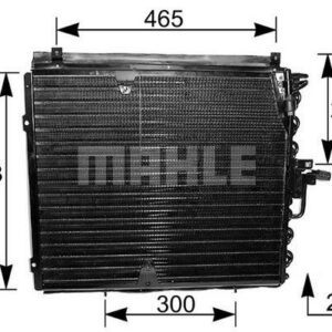 KLIMA RADYATORU MERCEDES W124 S124 C124 - MAHLE