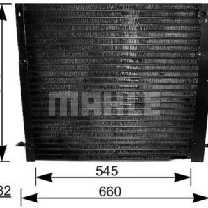 A/C-Kondensator LAND ROVER RANGE ROVER II - MAHLE