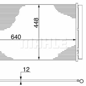 KLIMA RADYATORU MERCEDES W205 S205 W213 S213 W222 C217 X253 - MAHLE