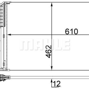 A/C-Kondensator MB W246/W176/C117 - MAHLE