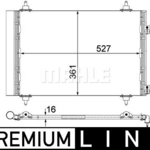 A/C-Kondensator PEUGEOT 3008 / 5008 - MAHLE