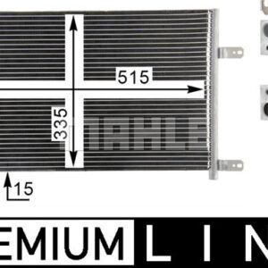 A/C-Kondensator ALFA ROMEO 147 937 - MAHLE