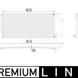 A/C-Kondensator BMW 2 F45 / X1 F48 - MAHLE