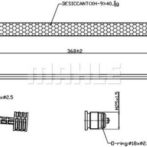 KLIMA KURUTUCU MERCEDES X204 W204 C218 W212 R231 - MAHLE