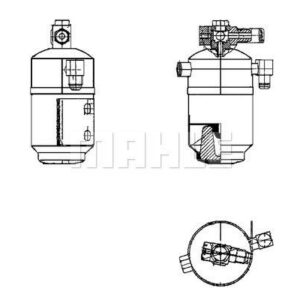 Filter-Trockner und Akkumulator MB S-CL. W116 - MAHLE