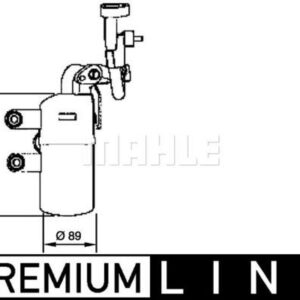 Filter-Trockner und Akkumulator VOLVO S40 II / V50 1.6 - MAHLE