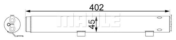 KLIMA KURUTUCU MERCEDES X164 W164 W251 - MAHLE