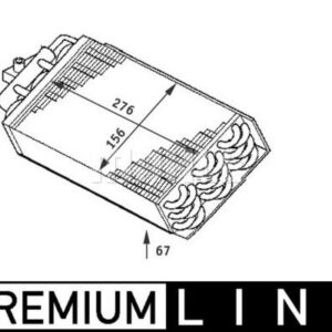 Verdampfer BMW 3 E36 - MAHLE