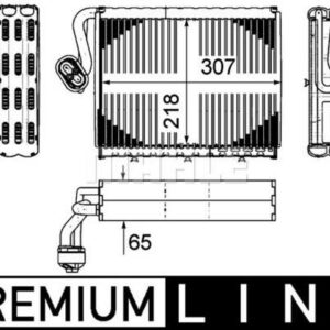 Verdampfer MB S-CL. W221 RHD - MAHLE